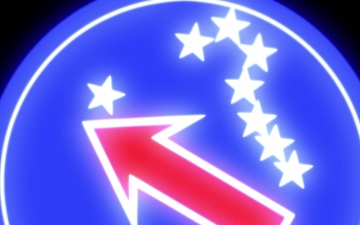 USARPAC Glass Shatter Graphic