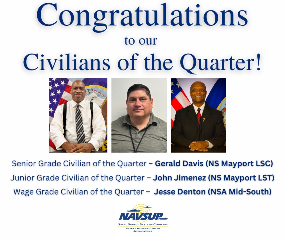Civilians of the Year for the 4th Quarter