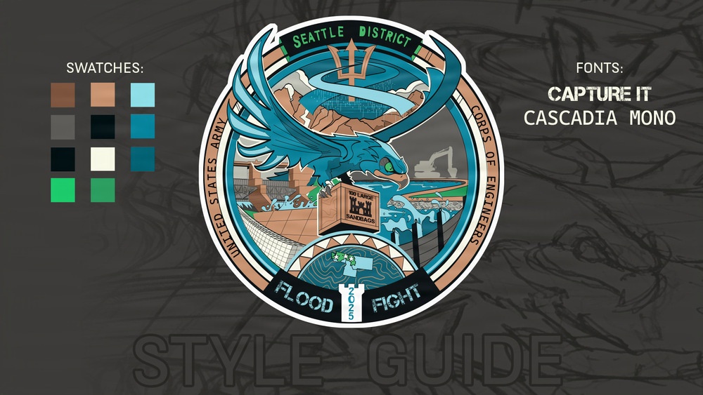 USACE Seattle Flood Fight Branding