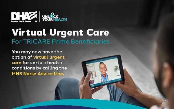 One Pager: Virtual Urgent Care for TRICARE Prime Beneficiaries