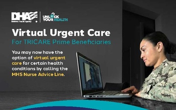 One Pager: Virtual Urgent Care for TRICARE Prime Beneficiaries