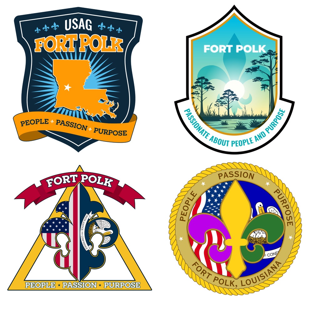 USAG Fort Polk Logo Designs