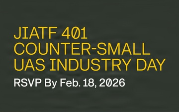 JIATF 401 Counter Small UAS Industry Day Graphic 4x5 (v1)
