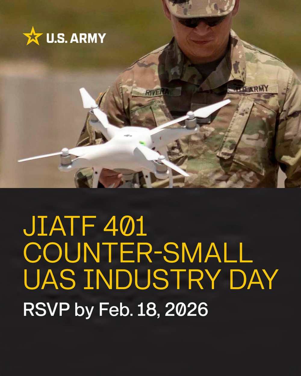 JIATF 401 Counter Small UAS Industry Day Graphic 4x5 (v2)