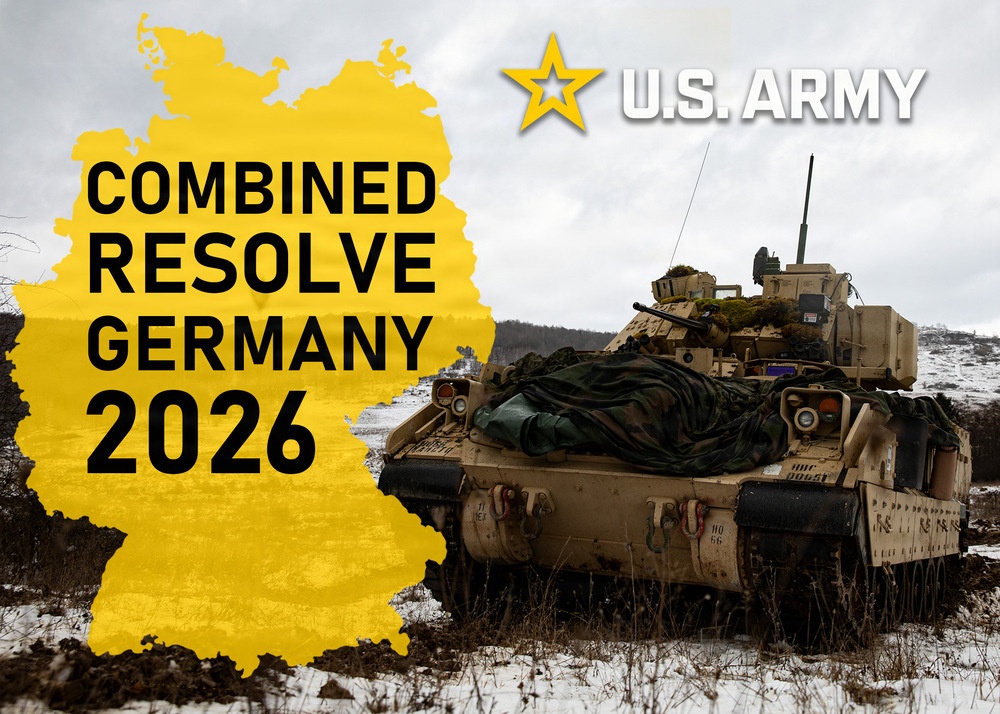 U.S. Army Armored Vehicle At Combined Resolve 26-05 At Hohenfels Germany