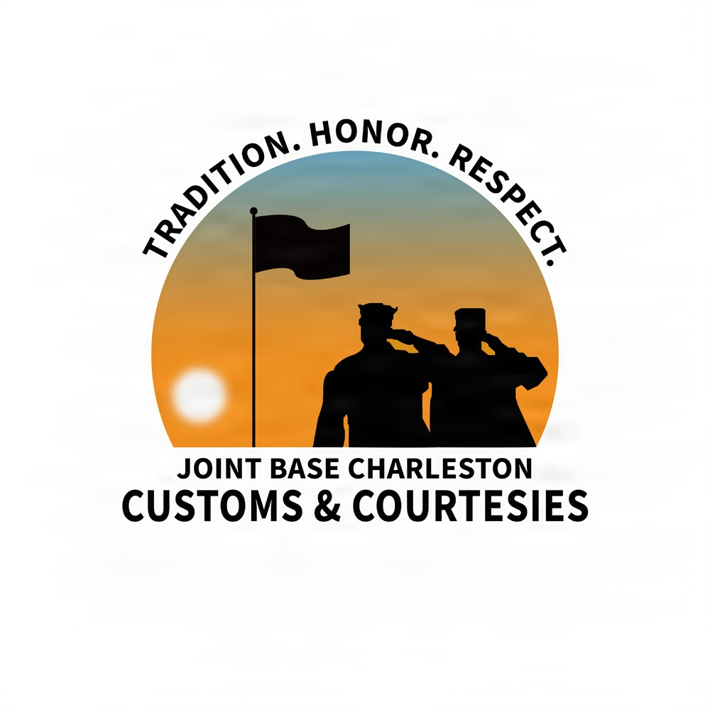 2026 Joint Base Charleston Customs &amp; Courtesies Logo