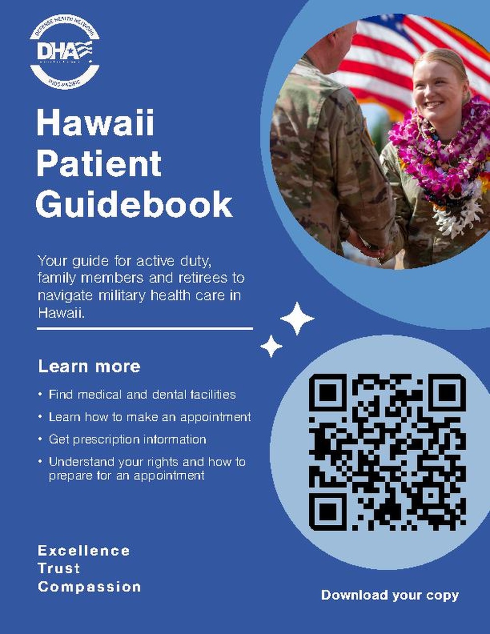 Flyer for Hawaii Patient Guidebook