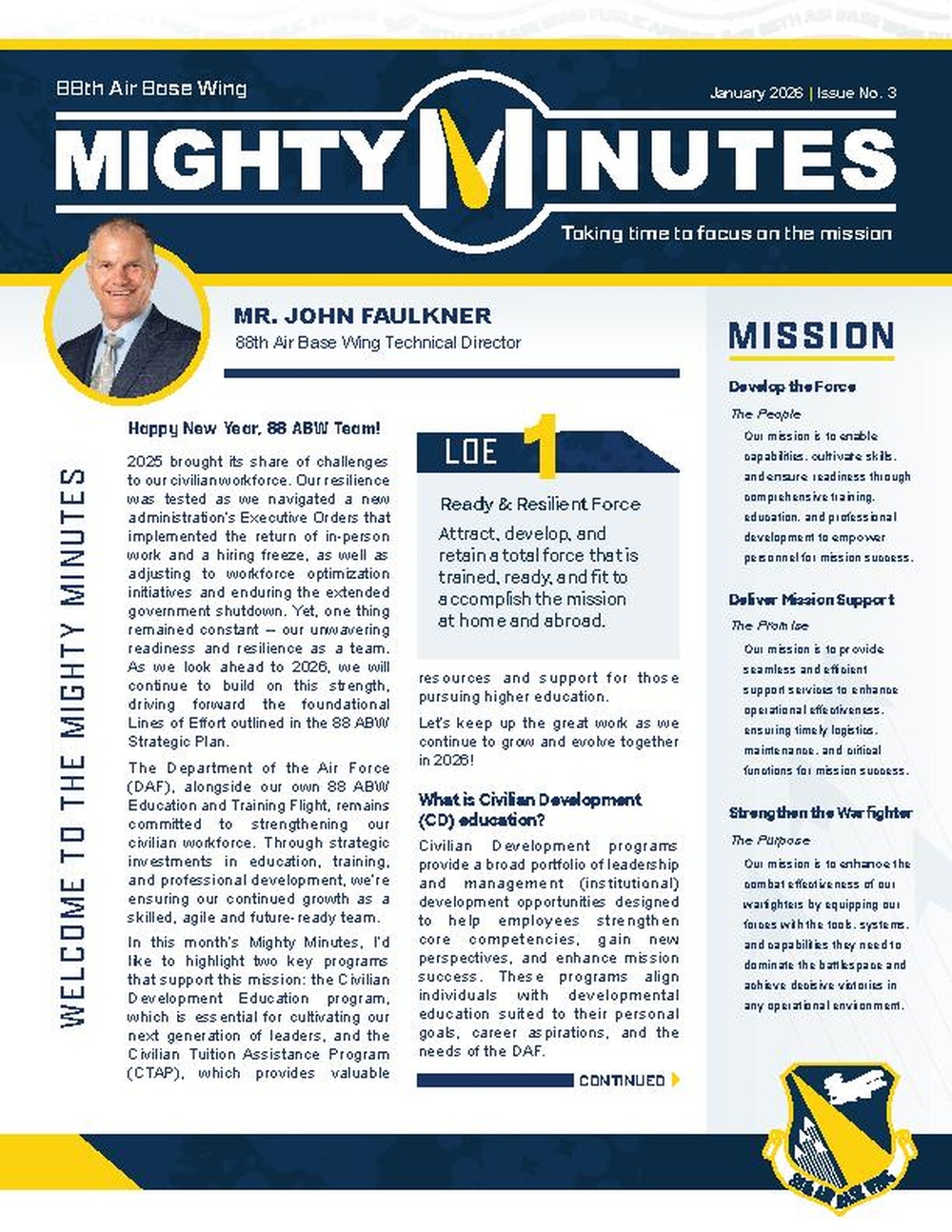 88th Air Base Wing presents The Mighty Minutes: January 2026