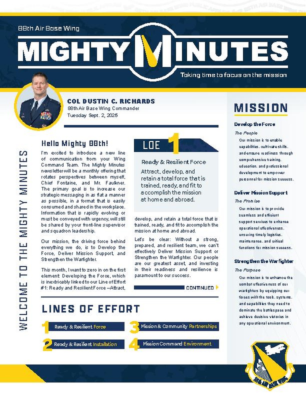 88th Air Base Wing presents The Mighty Minutes: December 2025