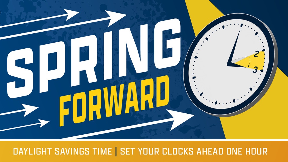 88th Air Base Wing notification of Daylight Saving Time.