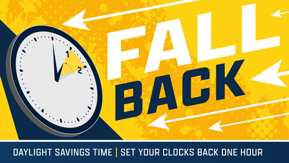 88th Air Base Wing notification of Daylight Saving Time.