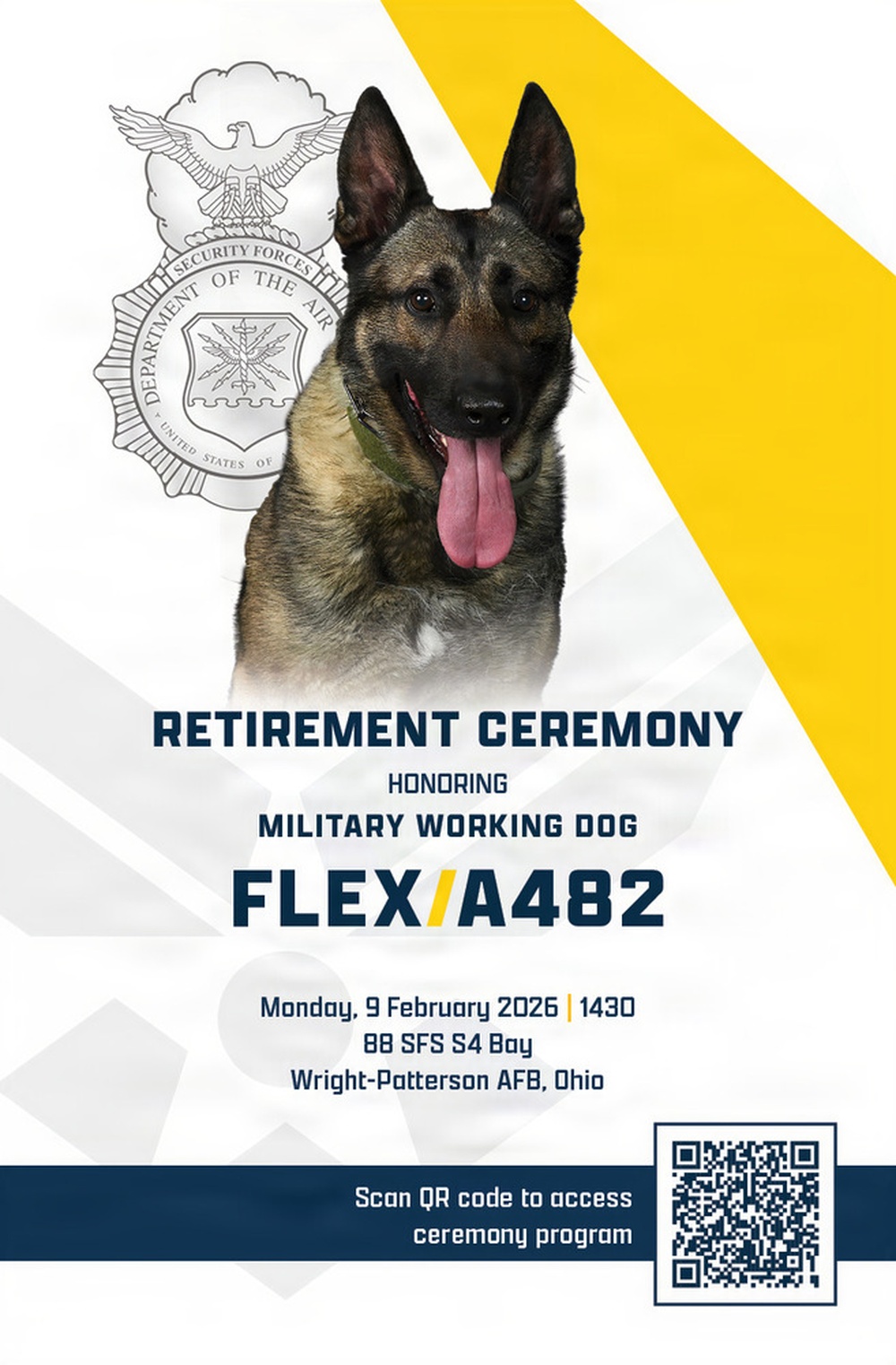 88th Air Base Wing recognizes retirement of MWD Flex