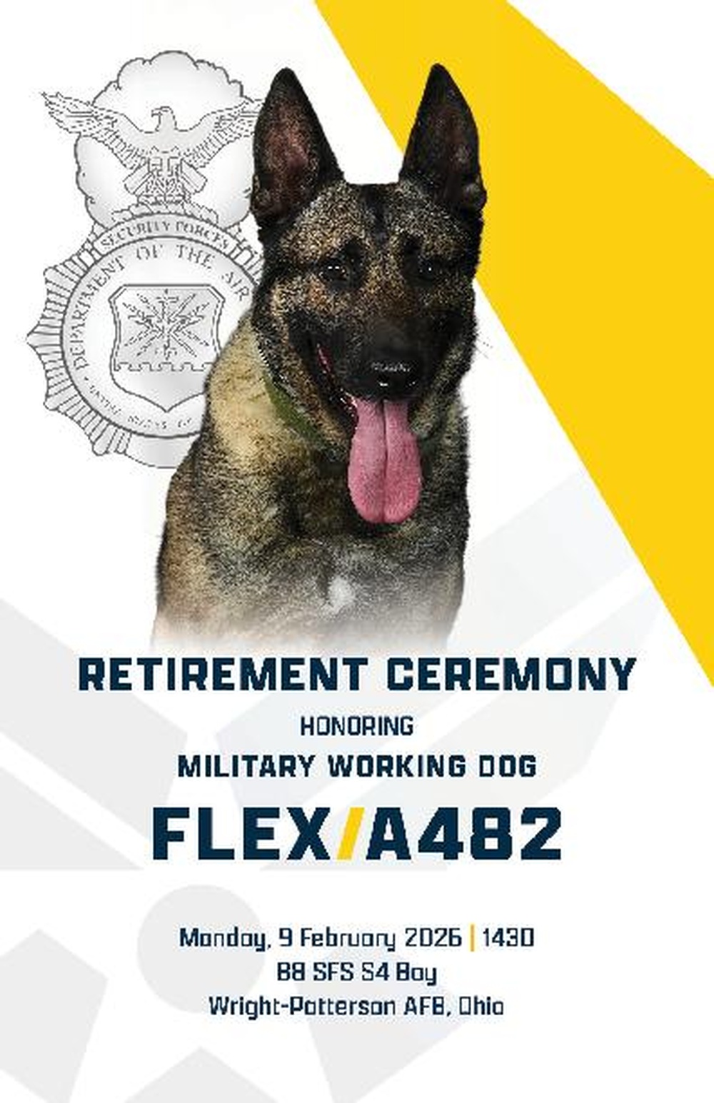 88th Air Base Wing recognizes retirement of MWD Flex