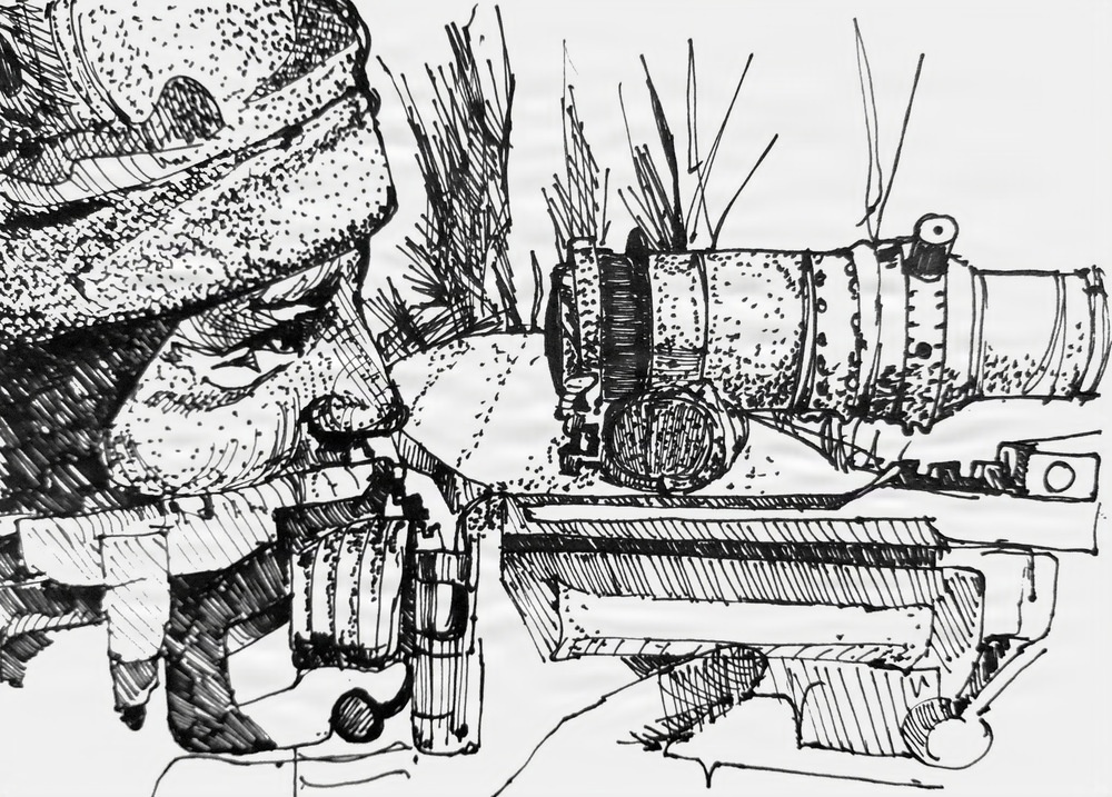 CORE26 | Pen and paper field sketches for Exercise Cold Response 2026