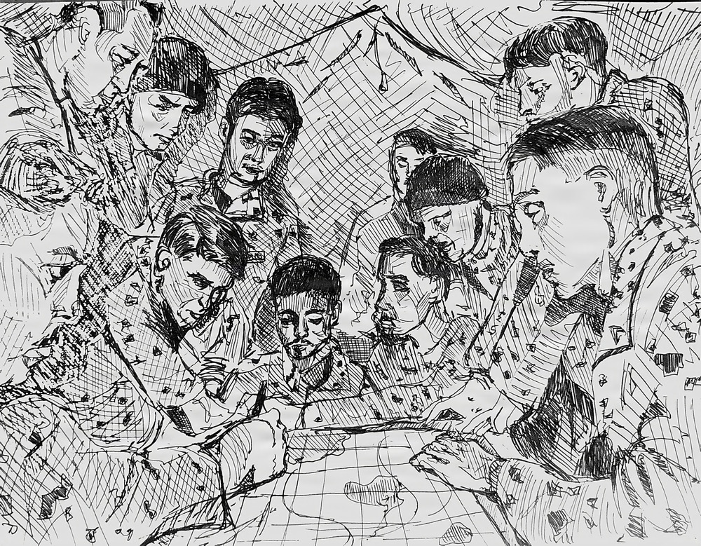 CORE26 | Pen and paper field sketches for Exercise Cold Response 2026