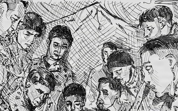 CORE26 | Pen and paper field sketches for Exercise Cold Response 2026