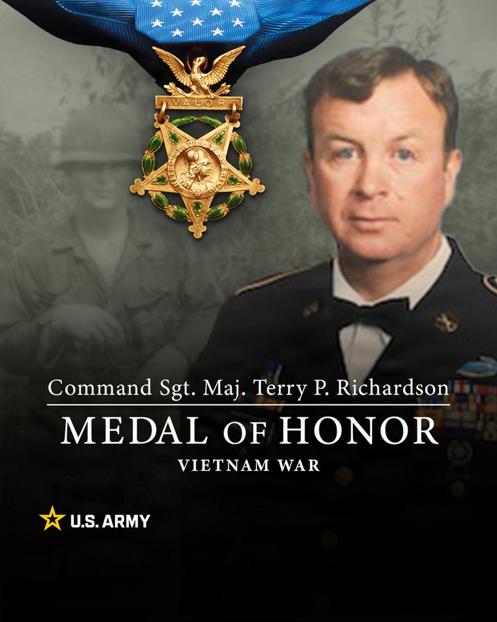 Social 4x5: Medal of Honor, March 2026: Command Sgt. Maj. Terry P. Richardson