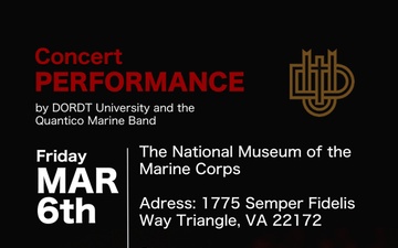 The Quantico Marine Band and DORDT University’s spring tour performance