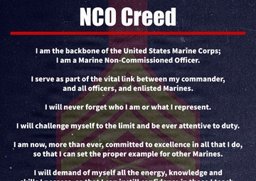 PME Posters | NCO Creed