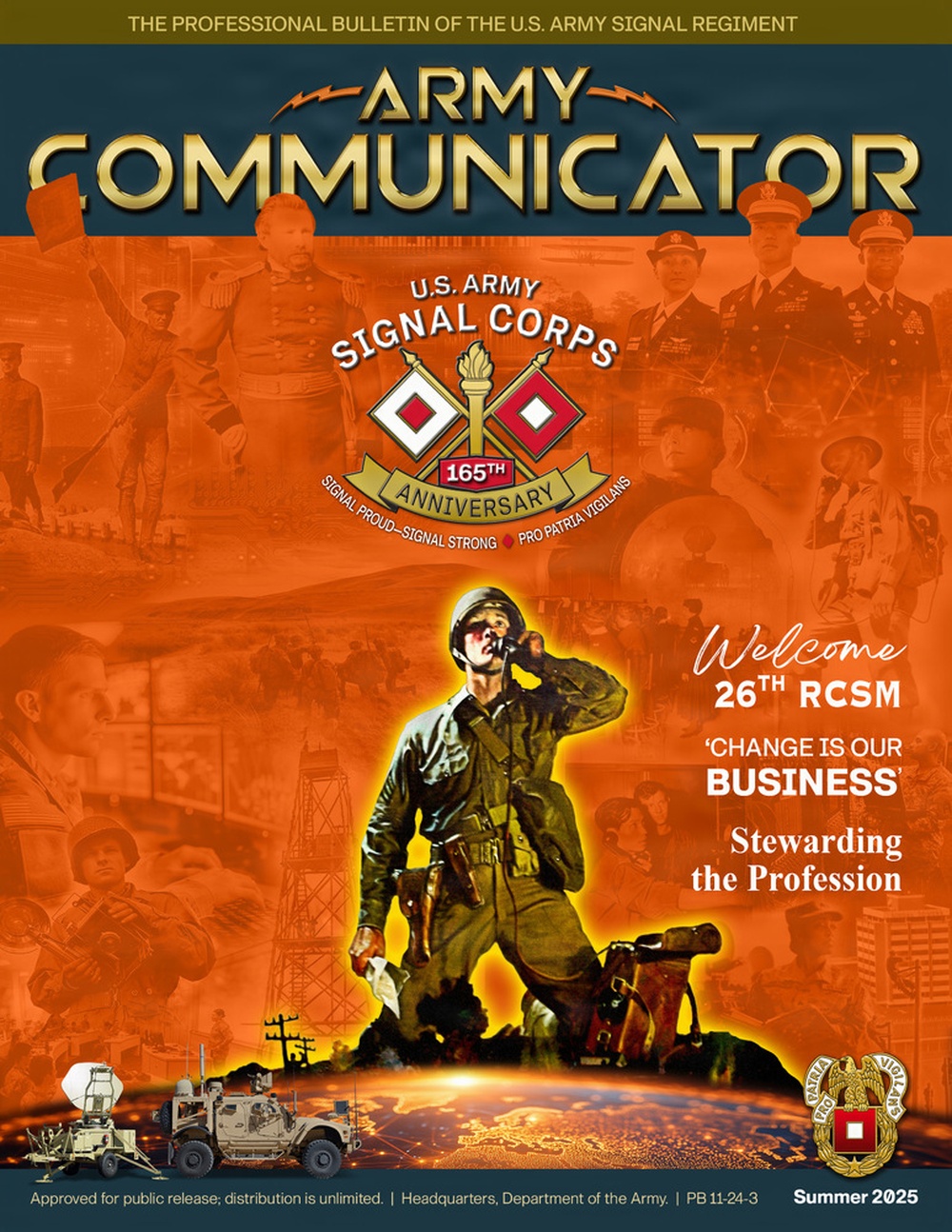 Army Communicator — Summer 2025 Cover Design