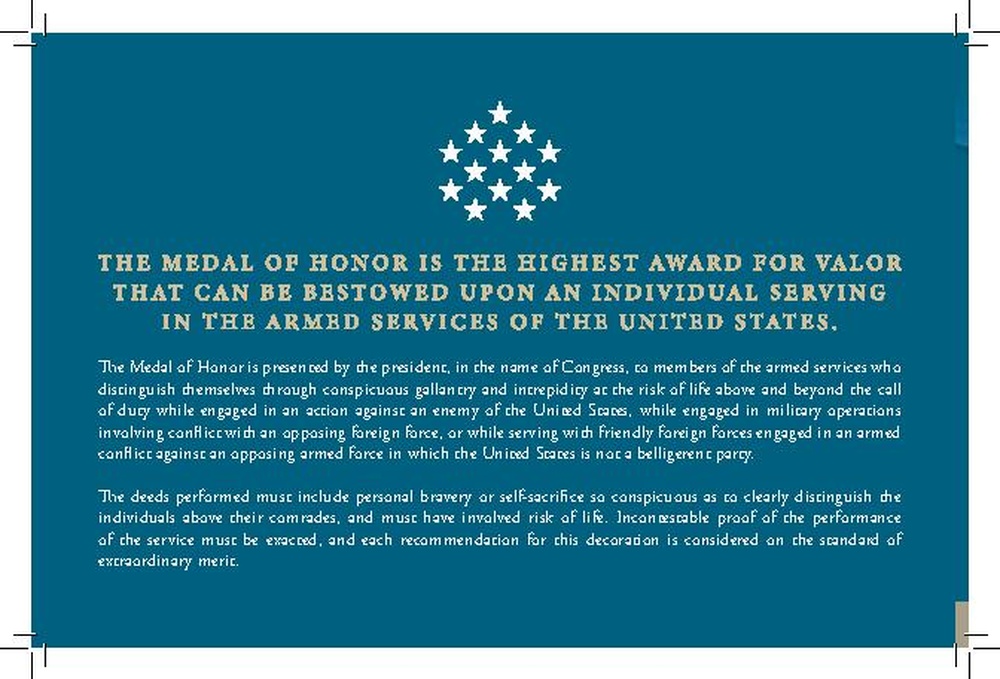U.S. Army Medal of Honor Pentagon Hall of Heroes Ceremony Program, March 2, 2026