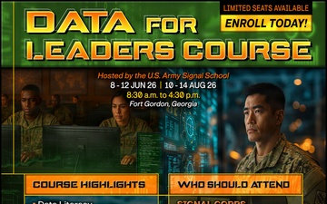 Data for Leaders Course Flyer