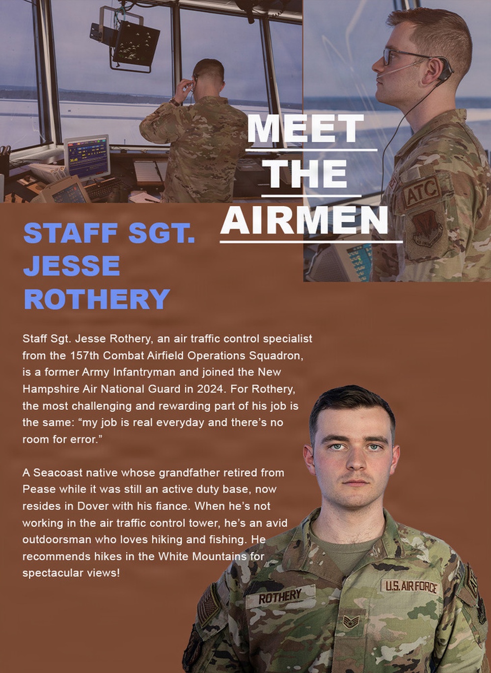 Meet the Airmen Highlight: Staff Sgt Jesse Rothery, ATC Specialist