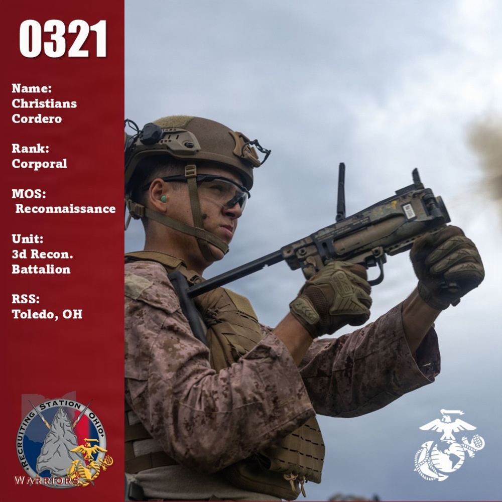 Marine Corps 0321 Hometown Hero