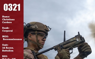 Marine Corps 0321 Hometown Hero