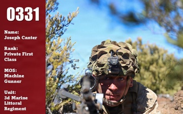 Marine Corps 0331 Hometown Hero