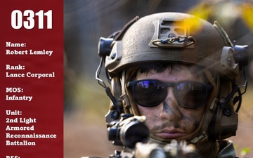 Marine Corps 0311 Hometown Hero