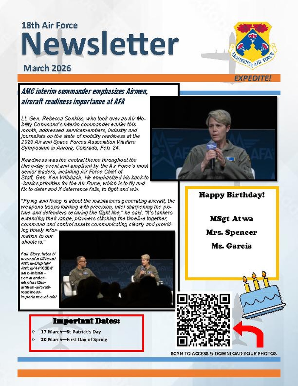 March 2026 Newsletter
