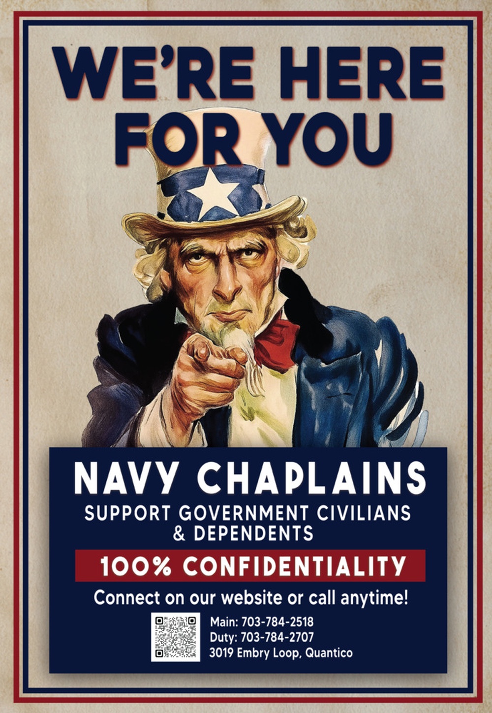 Navy Chaplain's Poster Graphic