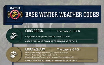Winter Weather Codes Graphic