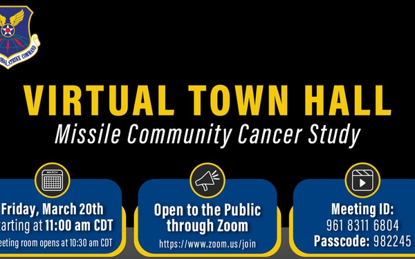 AFGSC announces MCCS Virtual Town Hall for March 20, 2026