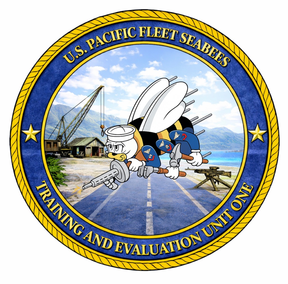 Seabee Training and Evaluation Unit (STEU) 1 Insignia