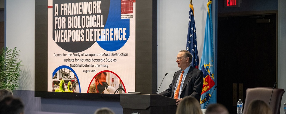 Dr. Robert Kadlec Unveils National Biodeterrence Efforts at DTRA-NDU Report Rollout