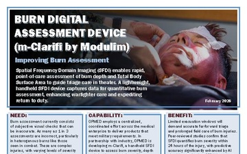 Burn Digital Assessment Device (mClariff by Modulim)
