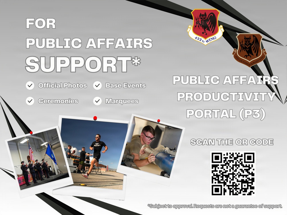 Public Affairs Productivity Portal (P3) Flyer