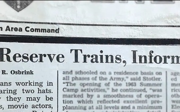 Army Reserve Trains, Informs Members