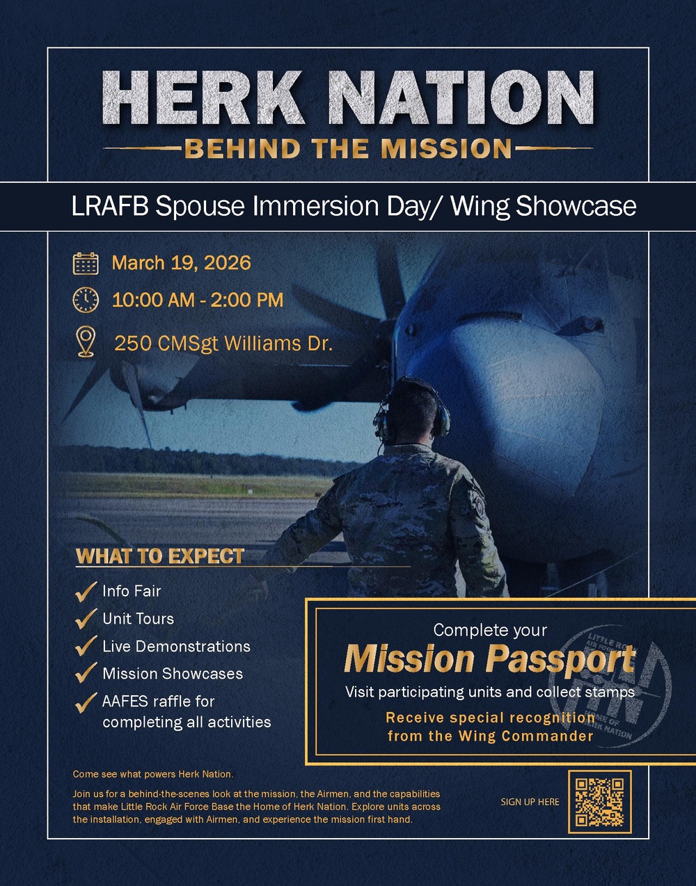 Little Rock AFB Hosts Spouse Immersion Day and Wing Showcase