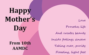 10th AAMDC Mother's Day Graphic