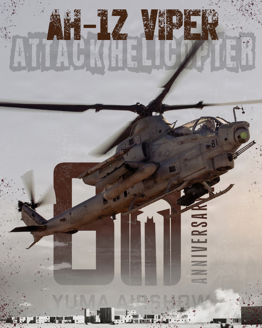 MCAS Yuma Airshow AH-1Z Viper Static Display Graphic