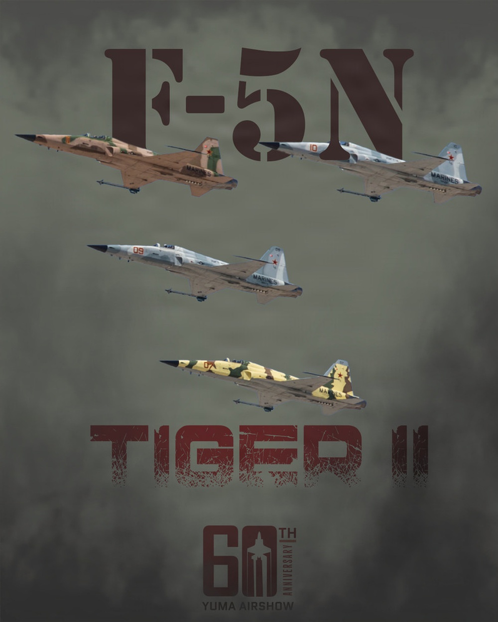 MCAS Yuma Airshow F-5N II Tiger Static Display Graphic