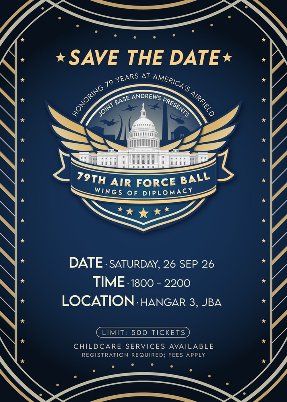 2026 Joint Base Andrews Air Force Ball: Save the Date