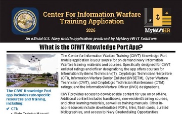 Center For Information Warfare Training (CIWT) Infosheet