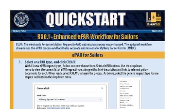 MyNavy Portal (MNP) Quickstart