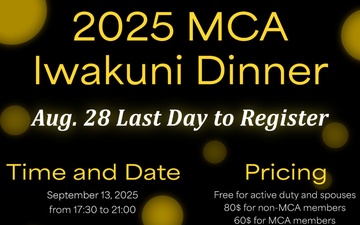 MCA Iwakuni Dinner event 2025