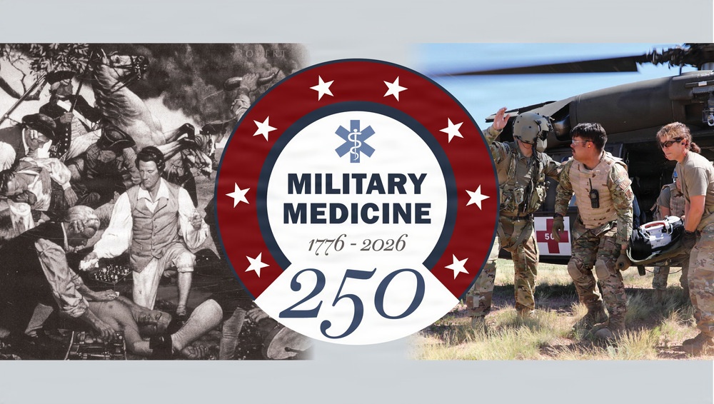 Military Medicine 250 newsroom collage