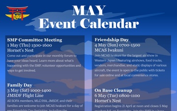 MCAS Iwakuni May 2025 Event Calendar